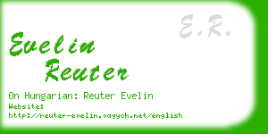 evelin reuter business card